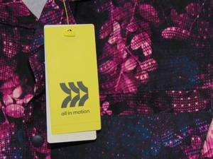 4 Pack MENS SIZE MEDIUM ALL IN MOTION QUICK DRY BUTTON FRONT SHORT SLEEVE SHIRT