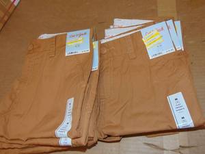 10 Pair Boys Flat Front At the Knee Woven Shorts - Cat & Jack Size M