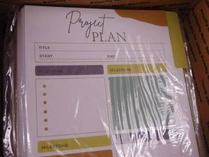 Lamare Project File Folders 24 Pack - Cute File Folders Colored, Project Management Tools, Job Folder - Reversible 6 Colors Project Folder, Project Management Organizer, Office Folders - 11.5 x 8.9