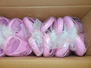 6 Pack Lot Robbie Slide Sandals - Pink - Wild Fable - Womens Size 10