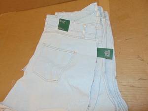 4 Pair Wild Fable Womens Super-High Rise Cut-Off Jean Shorts Blue- Size 17