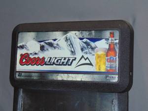lot 9 image: Coors Light Menu Board - No Light
