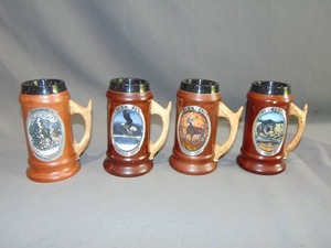 lot 10 image: 4 Piece Mixed Lot of Schmidt 1994-1996 Beer Steins