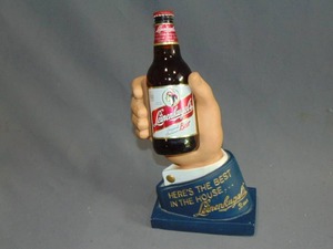 lot 27 image: Leinenkugels Beer Backbar Hand Statue