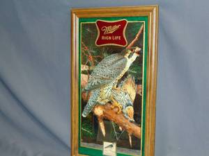 lot 77 image: Miller High Life Peregrine Falcon Mirror