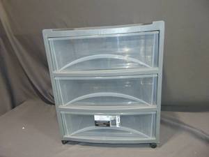 lot 83 image: MainStays 3 Drawer Cart