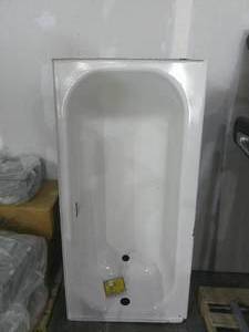 Left Handed Bath Tub -Cosmetic Damage - MetalPorcelain