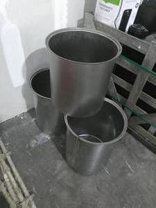 Set of 3 Steel Burner Casings - Power Washer or Re Purpose