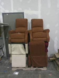 Pallet of Recliners Missing Parts