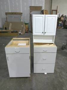 2 Floor Cabinets with 1 Medicine Cabinet - Well built
