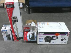 Lot of used Water Pumps