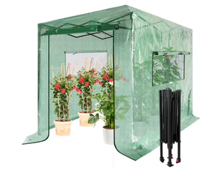 lot 308 image: VIVOSUN 8x6 Portable Walk-in Greenhouse with PE Cover