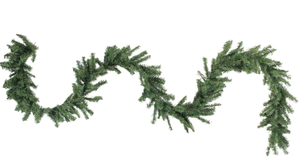 lot 339 image: Commercial Length Canadian Pine Artificial Christmas Garland - 100 x 8 - Unlit