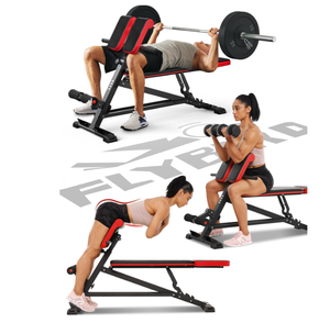 lot 345 image: FLYBIRD 3 in 1 Workout Bench, Roman Chair, Weight Bench and Sit Up Bench for Hyper Back Extension and Full Body Workout