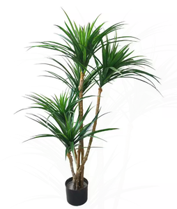 lot 347 image: Pure Garden 51 in. Tropical Yucana Artificial Tree