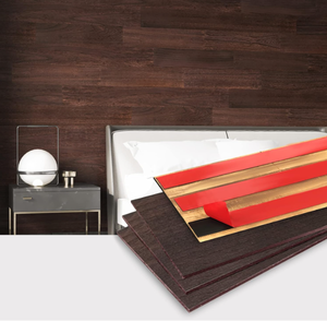 lot 406 image: Art3d 10 Pcs Reclaimed Wood Planks, Easy Peel and Stick Application, (16 Sq Ft)