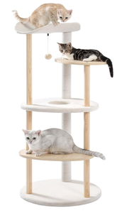 lot 420 image: PETEPELA Cat Tree Cat Tower for Indoor Cats,5-Level Cat Play House
