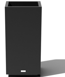 lot 24 image: LOT OF 2 Veradek Block Series Pedestal Planter - Tall Planter for Indoor or Outdoor Front Porch