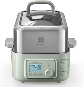 lot 39 image: BUYDEEM G563 5-Quart Electric Food Steamer for Cooking, One Touch Vegetable Steamer