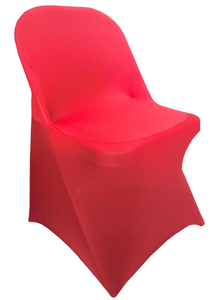 lot 137 image: LOT OF 30 Spandex Folding Chair Cover Covers Stretch Chair Protectors for Wedding Party Events