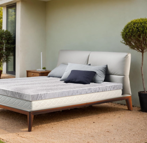 lot 153 image: Twin XL BedsPick Mattress Topper Memory Foam, 2 Mattress Pad Extra Long Charcoal Infused