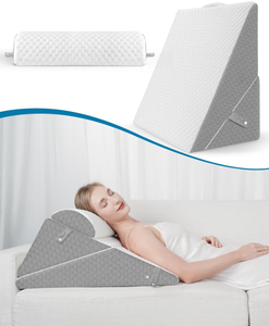 lot 248 image: 3PCS Wedge Pillows Set for Sleeping Bed Wedge Pillow for After Surgery