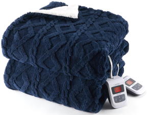 lot 314 image: Queen Size CAROMIO Electric Blanket Dual Control