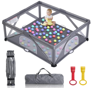 lot 315 image: Foldable Baby Playpen, Extra Large Play Pen for Babies and Toddlers