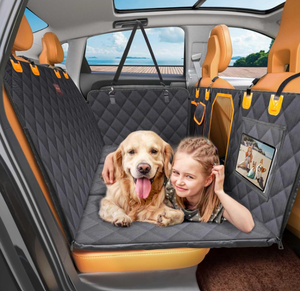 lot 317 image: Back Seat Extender for Dogs, Hard Bottom Dog Car Seat Cover for Back Seat Bed for Car Camping Mattress