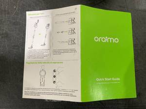 lot 202 image: Oraimo Cordless Vacuum Cleaner, Cordless Stick Vacuum with 27 Kpa Cyclonic Suction, 380W Brushless Motor