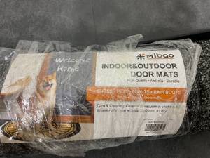 lot 228 image: Mibao Front Door Mat, Heavy Duty Durable Welcome Mat for Outdoor Indoor