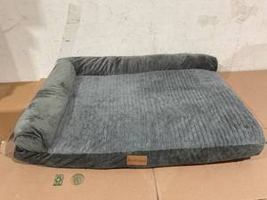 lot 149 image: X-Large Dog Bed, Orthopedic Dog Beds for Large Dogs, Dog Sofa Bed with L-Shaped Bolster