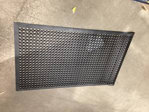 lot 448 image: Black Rubber Mat 60x36
