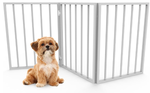 lot 447 image: 3-Panel Indoor Foldable Dog Fence. 44X24