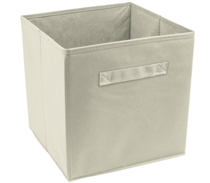 lot 466 image: LOT OF 8 Foldable Storage Cube Basket Bins. 10x10x11