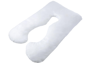 lot 473 image: Blue Stone Full Body U- Pillow for Pregnancy. 60x38