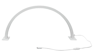 lot 529 image: VINGVO Half Moon Manicure Lamp with LED Lash Light 3 Color Temperatures. 22