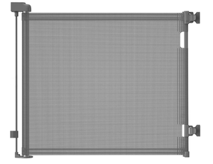 lot 537 image: DEAR LOV Retractable Baby Gate. 35W x 33H