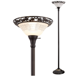 lot 539 image: Luvkczc Victorian Floor Lamp. 70 NO LIGHTBULB INCLUDED