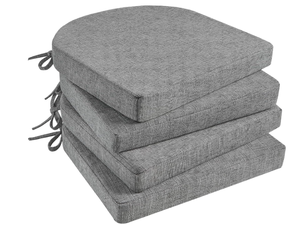 lot 540 image: LOT OF 6 Basic Beyond Chair Cushions for Dining Chairs. 16X16X2