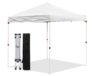 lot 588 image: LANMOUNTAIN Pop Up Canopy Tent 8X8 FT