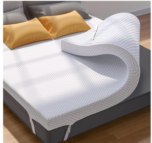 lot 589 image: PERLECARE Firm Mattress Topper Queen 74x38x4