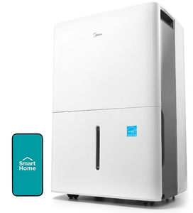 lot 8 image: Midea 3,000 Sq. Ft. Energy Star Certified Dehumidifier With Reusable Air Filter 35 Pint