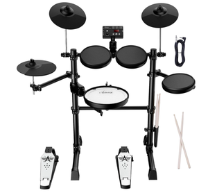 lot 55 image: Asmuse Electronic Drum Set Kit, Drum Set with Rim Shot and Cymbal Choke Function
