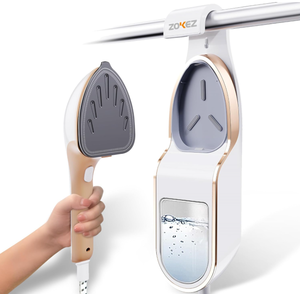 lot 56 image: ZOKEZ Handheld Steamer for Clothes, 1500W Extra Large Soleplate Clothes Steamer