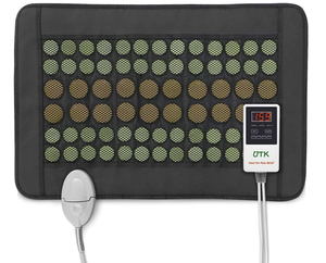 lot 62 image: UTK Heating Pad for Back, Far Infrared Natural Jade and Tourmaline Heating Pad