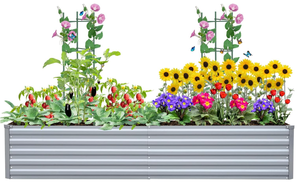 lot 77 image: Raised Garden Bed Outdoor for Vegetables Flowers Herbs,Raised Bed Planter Box
