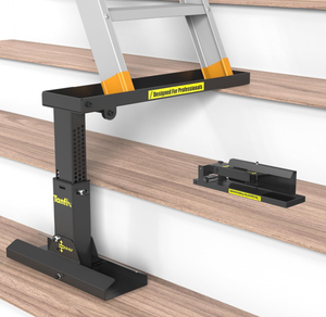 lot 96 image: Foldable  Heavy-Duty Ladder Extender Pro, High Strength Steel Material Design Ladder Extension Pro for Stairs