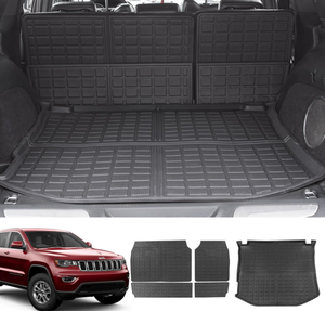lot 199 image: Xipoo Cargo Liner Compatible with 2011-2021 Jeep Grand Cherokee Cargo Liner Trunk Mats