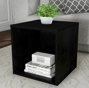 lot 394 image: Lavish Home Contemporary Stackable Modular Cube End Table